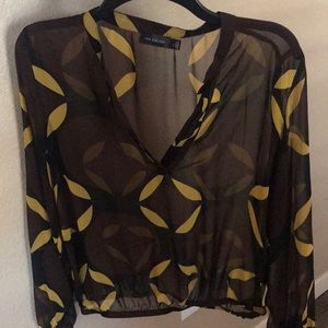 THE LIMITED sheer blouse